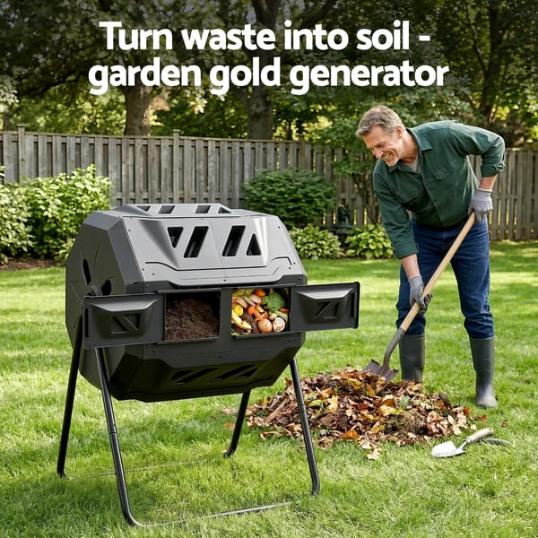 Barry's Dual-Chamber Compost Bin (160L)